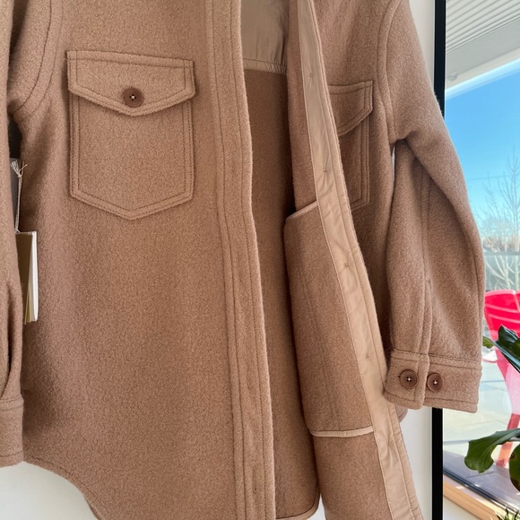BNWT Aritzia Wilfred Free Ganna Shirt Jacket 2XS - Picture 11 of 12